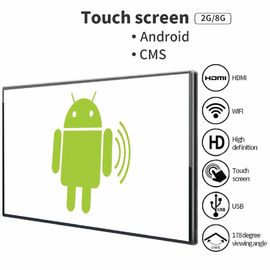 Écran tactile fixé au mur d'Android de 49 pouces/affichage de mur visuel mené d'intérieur