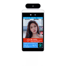 Entrez en contact avec non le dispositif de détection infrarouge de thermomètre de reconnaissance des visages d'Android AI de 8 pouces