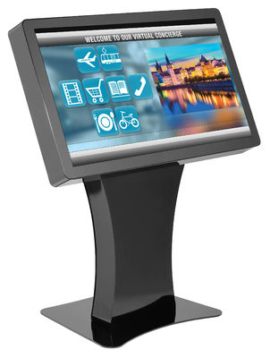 Signage debout de Digital de plancher annonçant le kiosque interactif d'écran tactile d'affichage