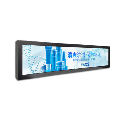 L'affichage à cristaux liquides de ROM 8GB EMMC d'Ethernet de la publicité d'affichage de produit a étiré le Signage de Digital