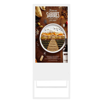 Affichage portatif portail de la publicité du Signage h264 de Digital d'écran tactile d'écran mené