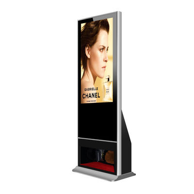 Polisseur automatique de chaussure 40 pouces annonçant le kiosque de Signage de Digital d'affichage
