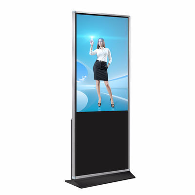 Affichage vertical 43&quot; de Signage de Digital de tôle d'alliage d'aluminium kiosque d'intérieur