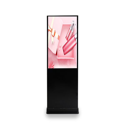 Position interactive de plancher de Signage d'affichage à cristaux liquides Digital de Wifi Android de 43 pouces
