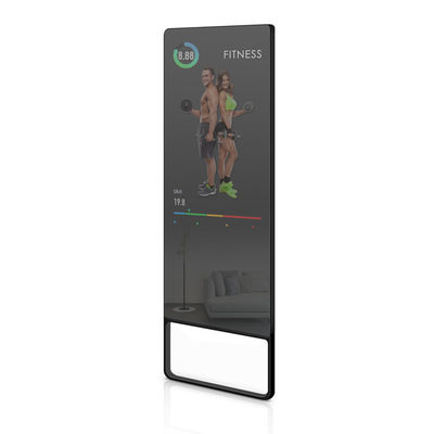 La forme physique AI de 43 pouces relient le Signage portatif de Digital déplaçant le miroir magique pour l'exercice à la maison
