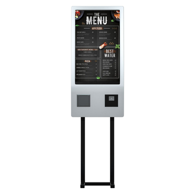 Sef de commande de machine d'individu électronique de restaurant de 32 pouces - service Bill Payment Kiosk