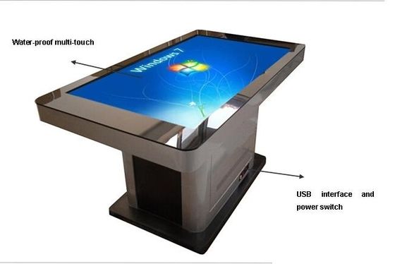 L'arrangement interactif de système de kiosque de Tableau d'affichage d'écran tactile de Windows I5 a soutenu
